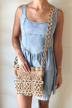 Flower Crochet bag