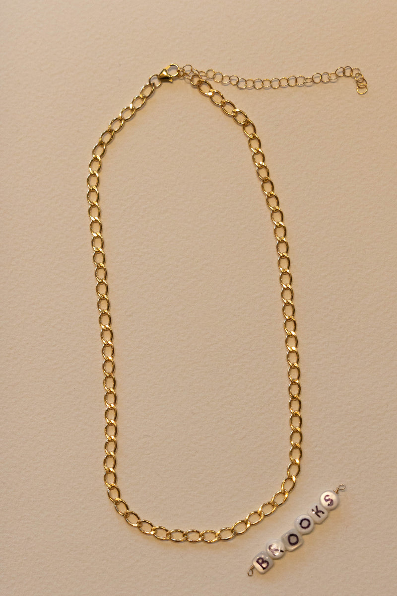 Brooks Charm Necklace - 14K GF