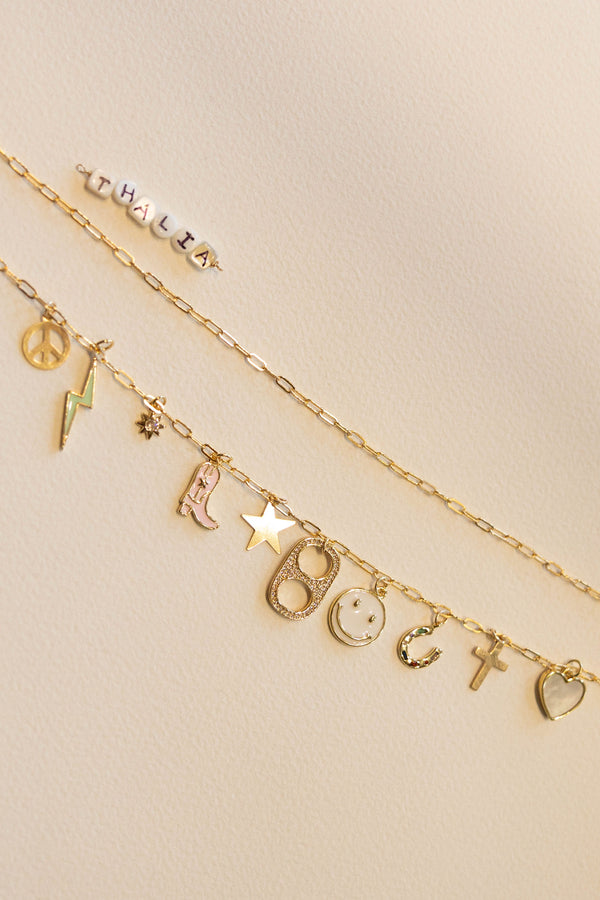 Thalia Charm Bracelet - 14K GF