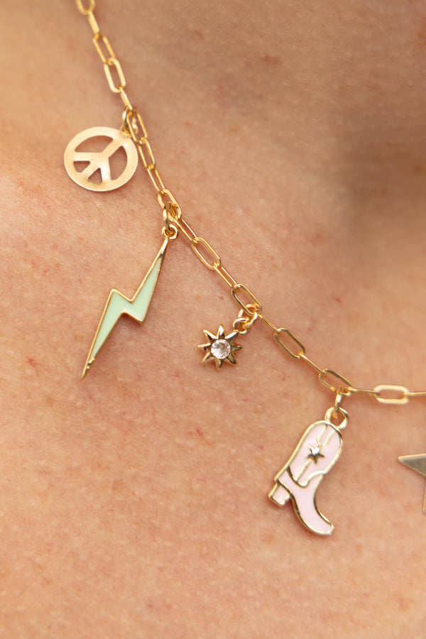 Peace Charm - 14K GF