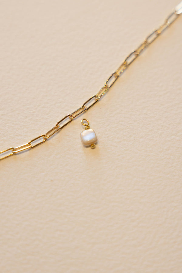 Shell Mini Bead Charm - 14K GF