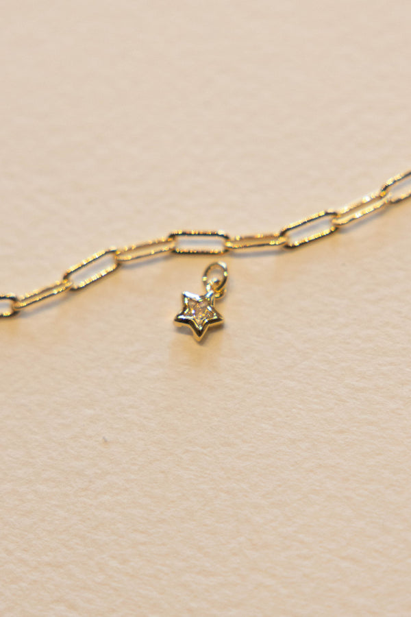 Shining Star Charm - 14K GF