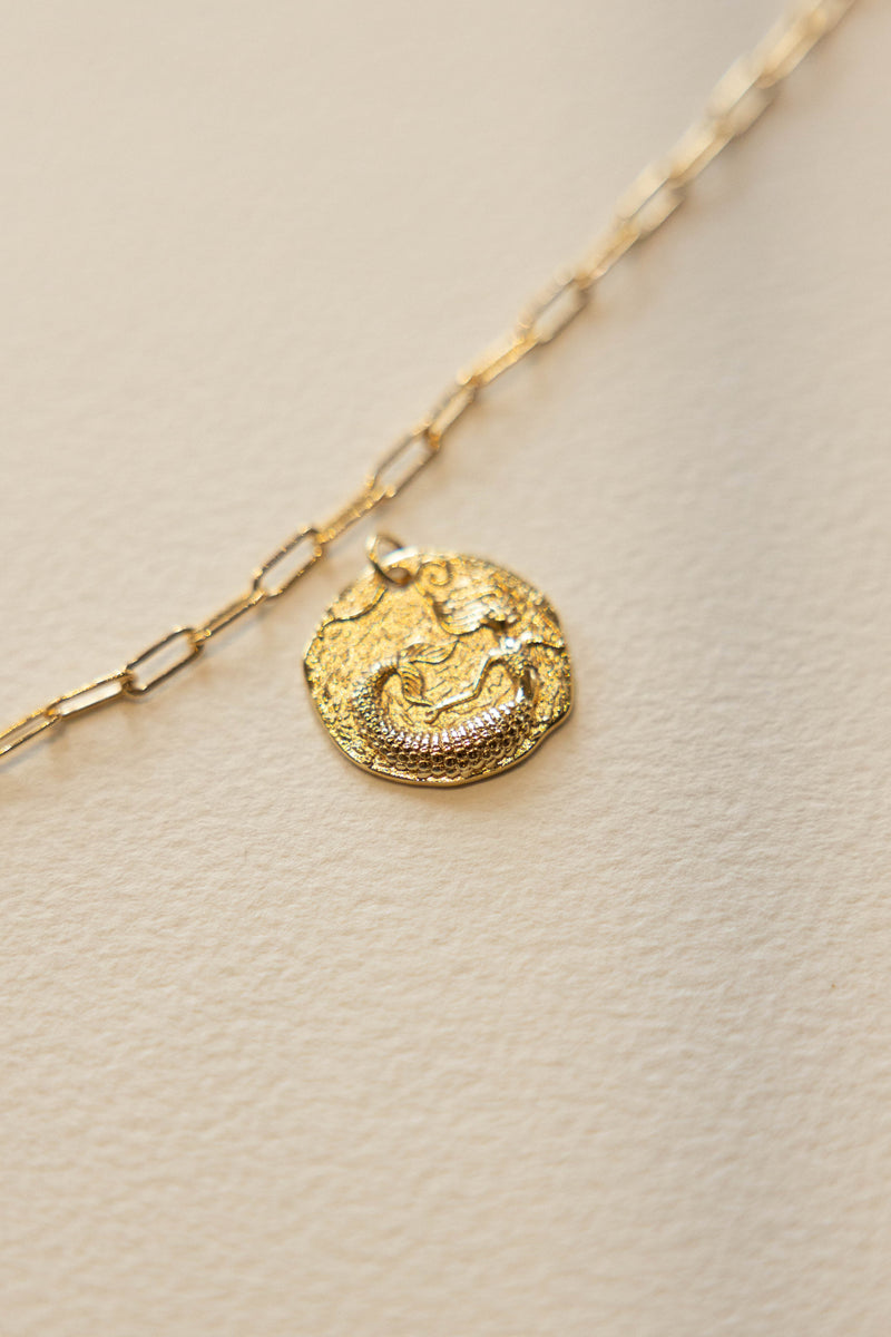 Mermaid Charm - 14K GF