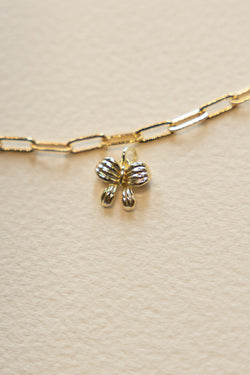 Mini Bow Charm - 14K GF