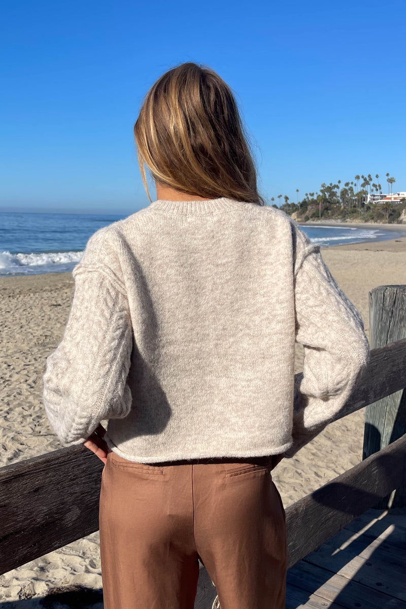 Billie Cable Knit Sweater