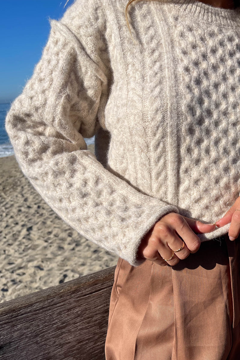 Billie Cable Knit Sweater