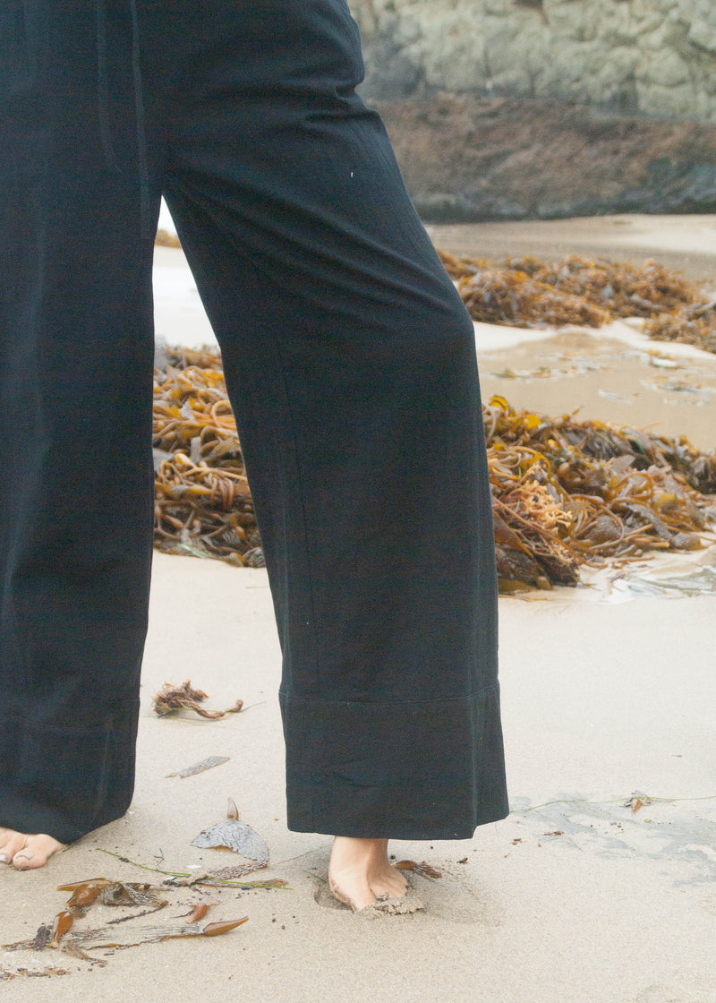 Elm Wide Leg Pant - Black