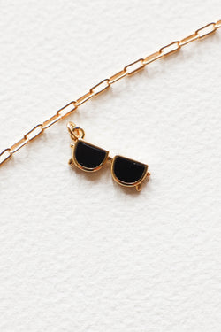 Black Sunglasses Charm - 14K GF