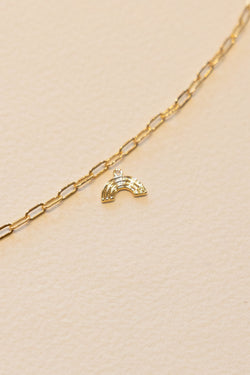 Small Rainbow Charm - 14K GF