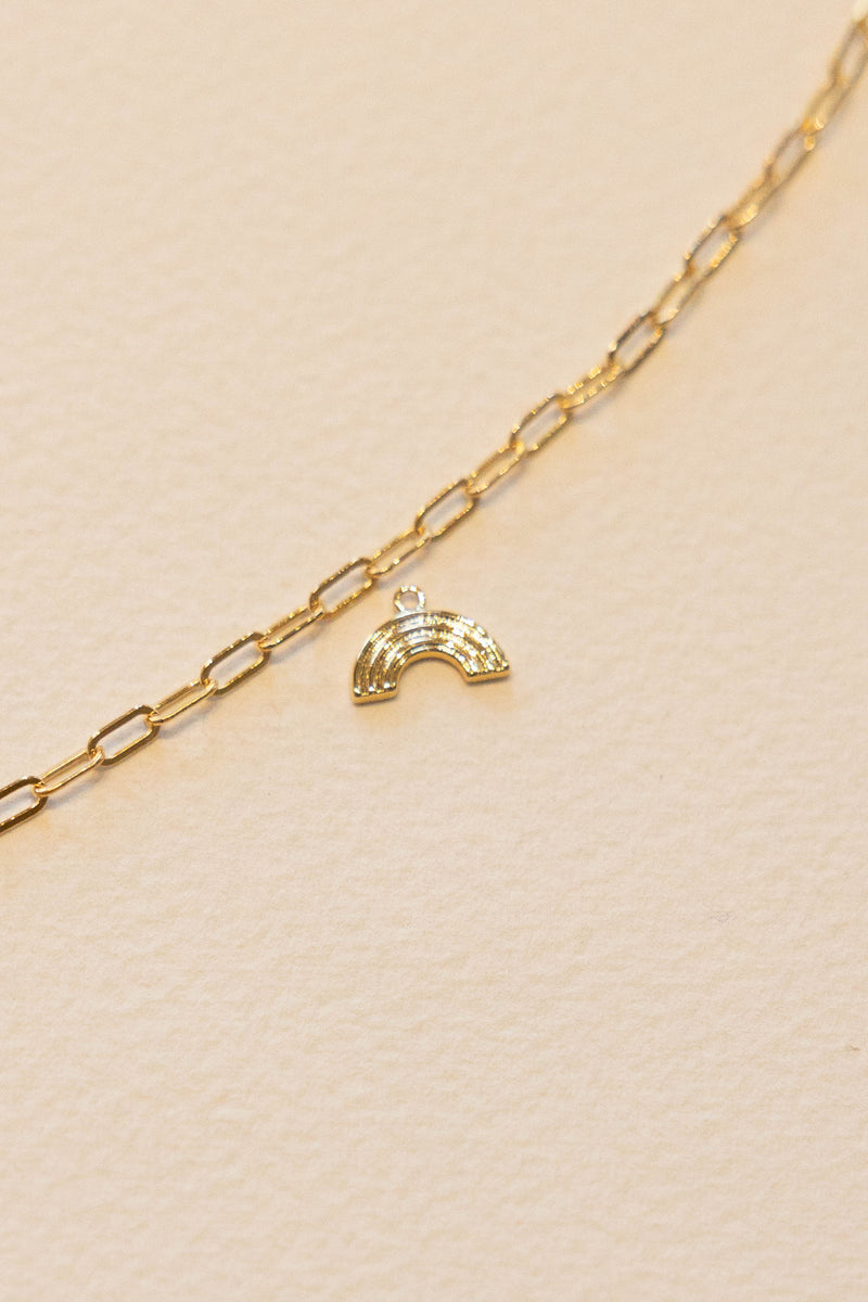 Small Rainbow Charm - 14K GF