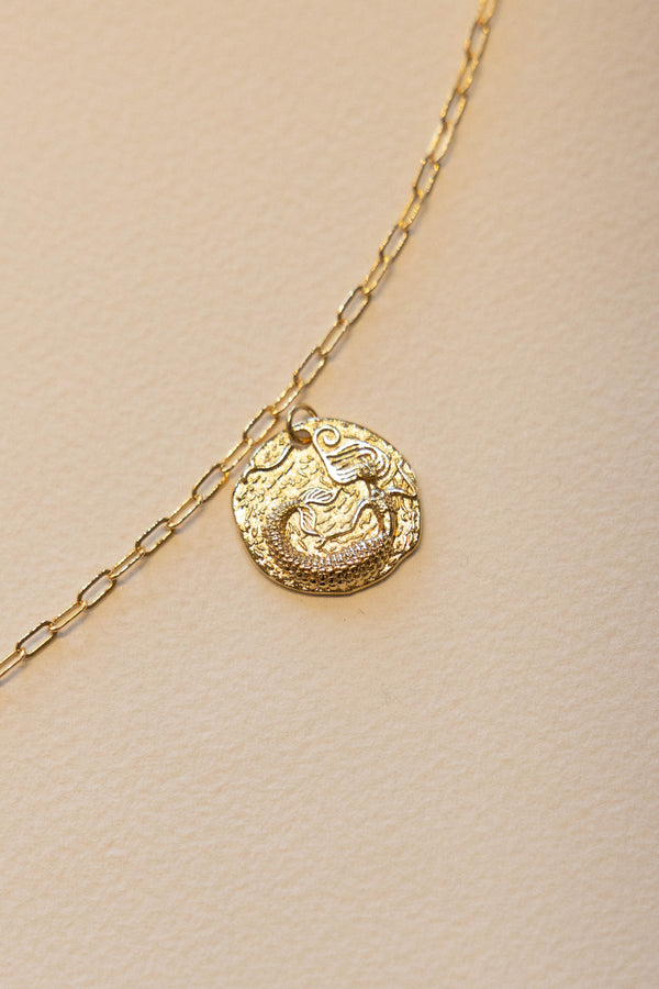 Mermaid Charm - 14K GF