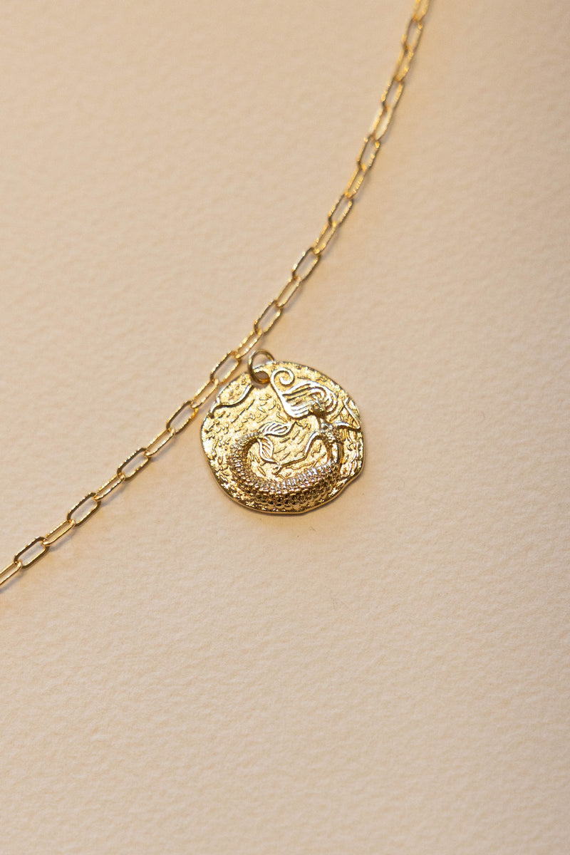 Mermaid Charm - 14K GF