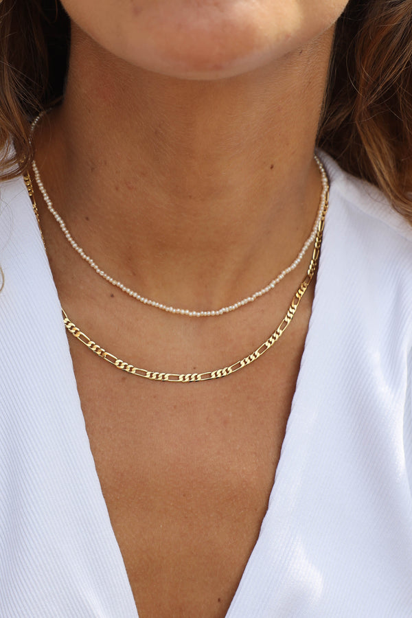 Figaro Chain Necklace - GF