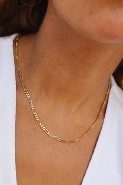 Figaro Chain Necklace - GF