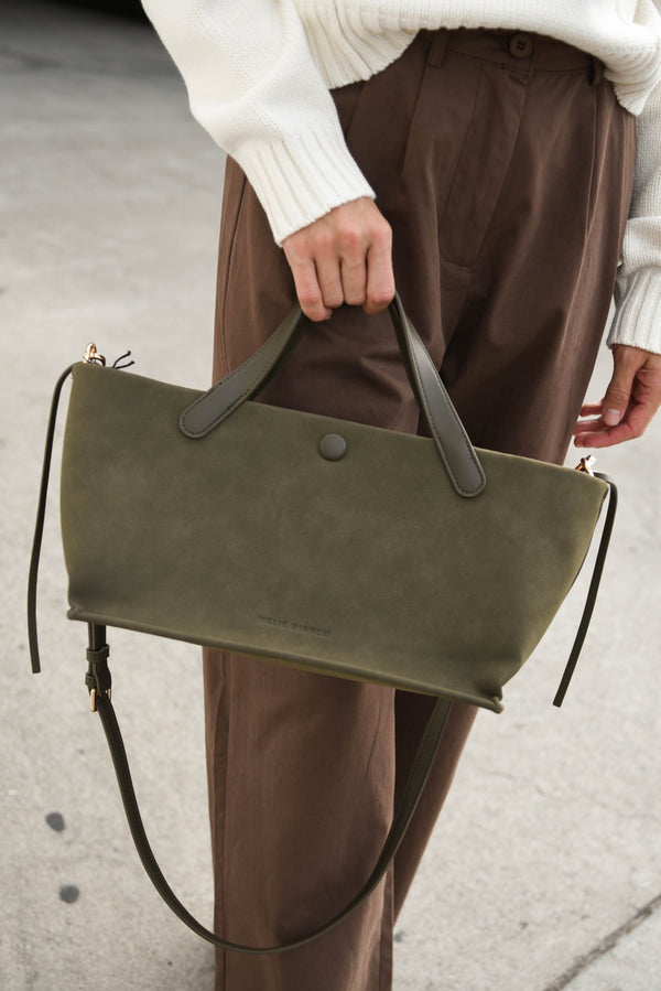 Jilly Suede Bag - Olive