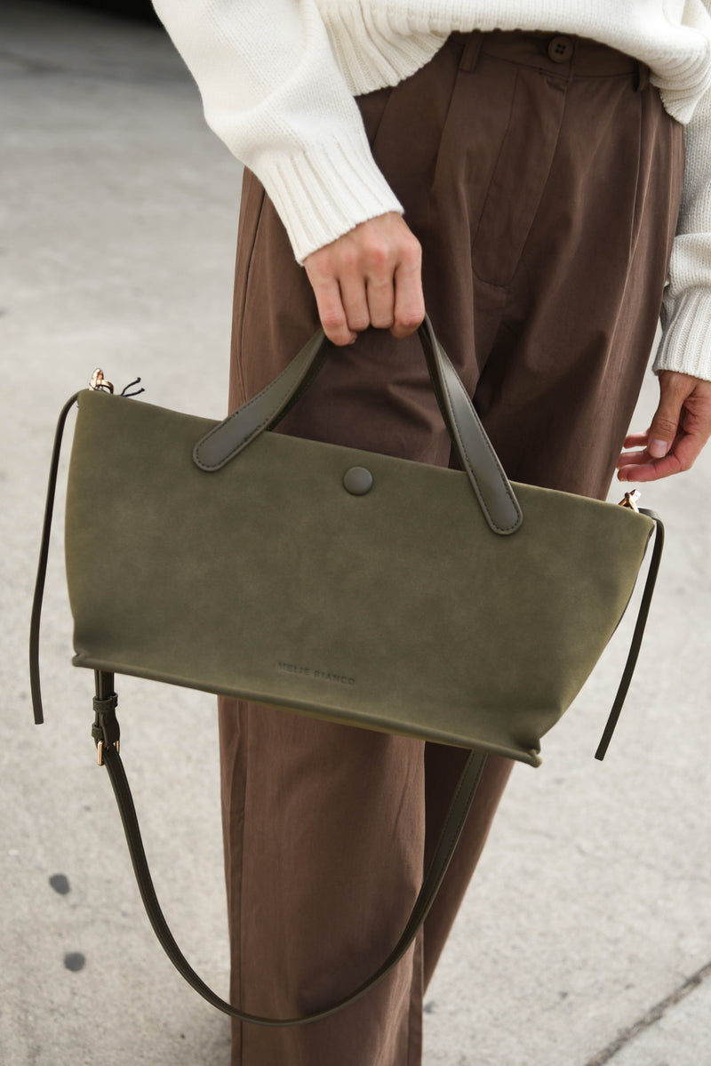 Jilly Suede Bag - Olive