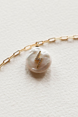 Lightning Pearl Charm - GF