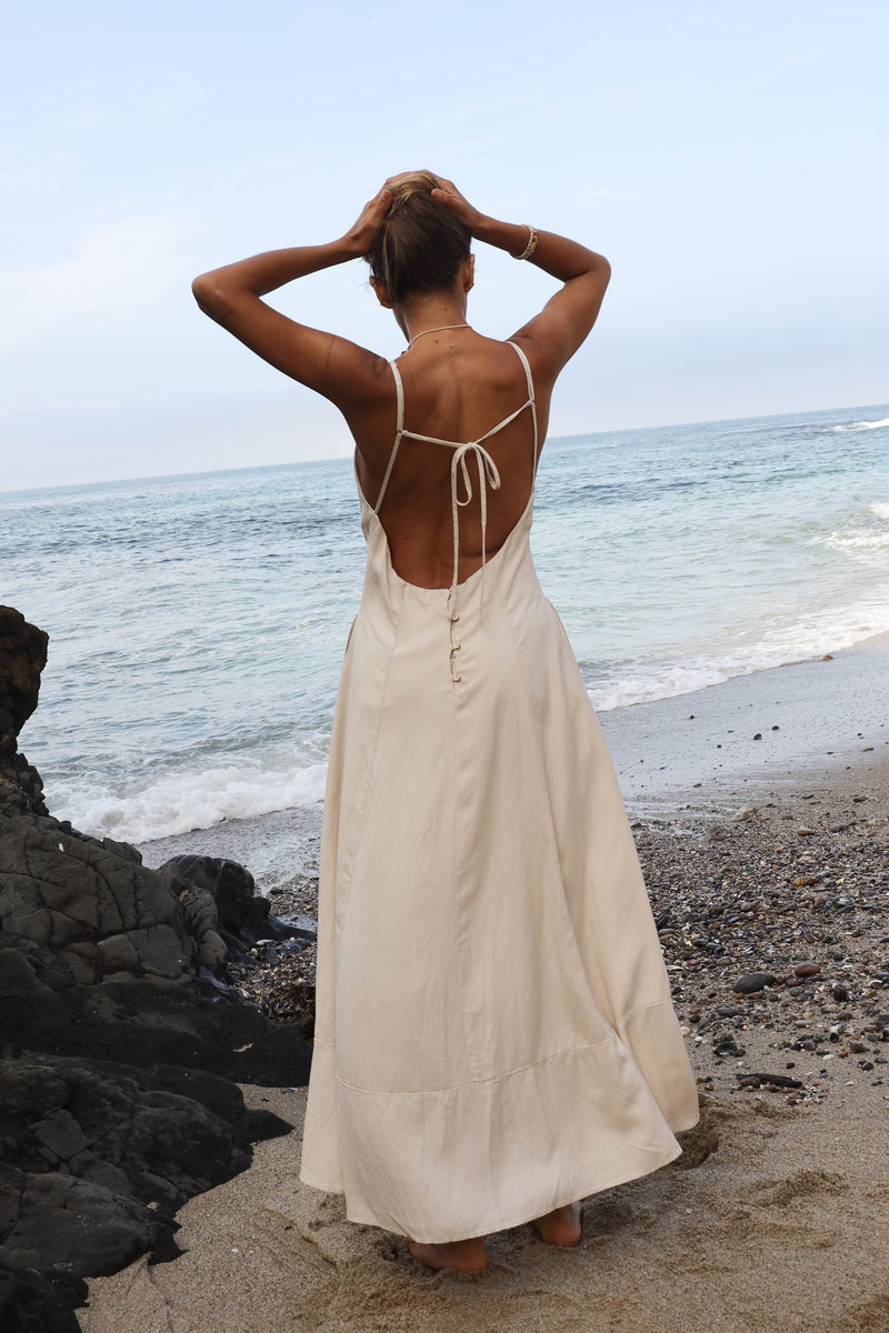 Island Linen Maxi Dress