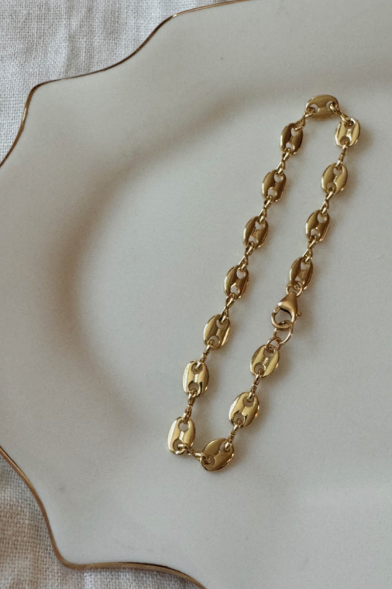 mariner chain gold filled bracelet