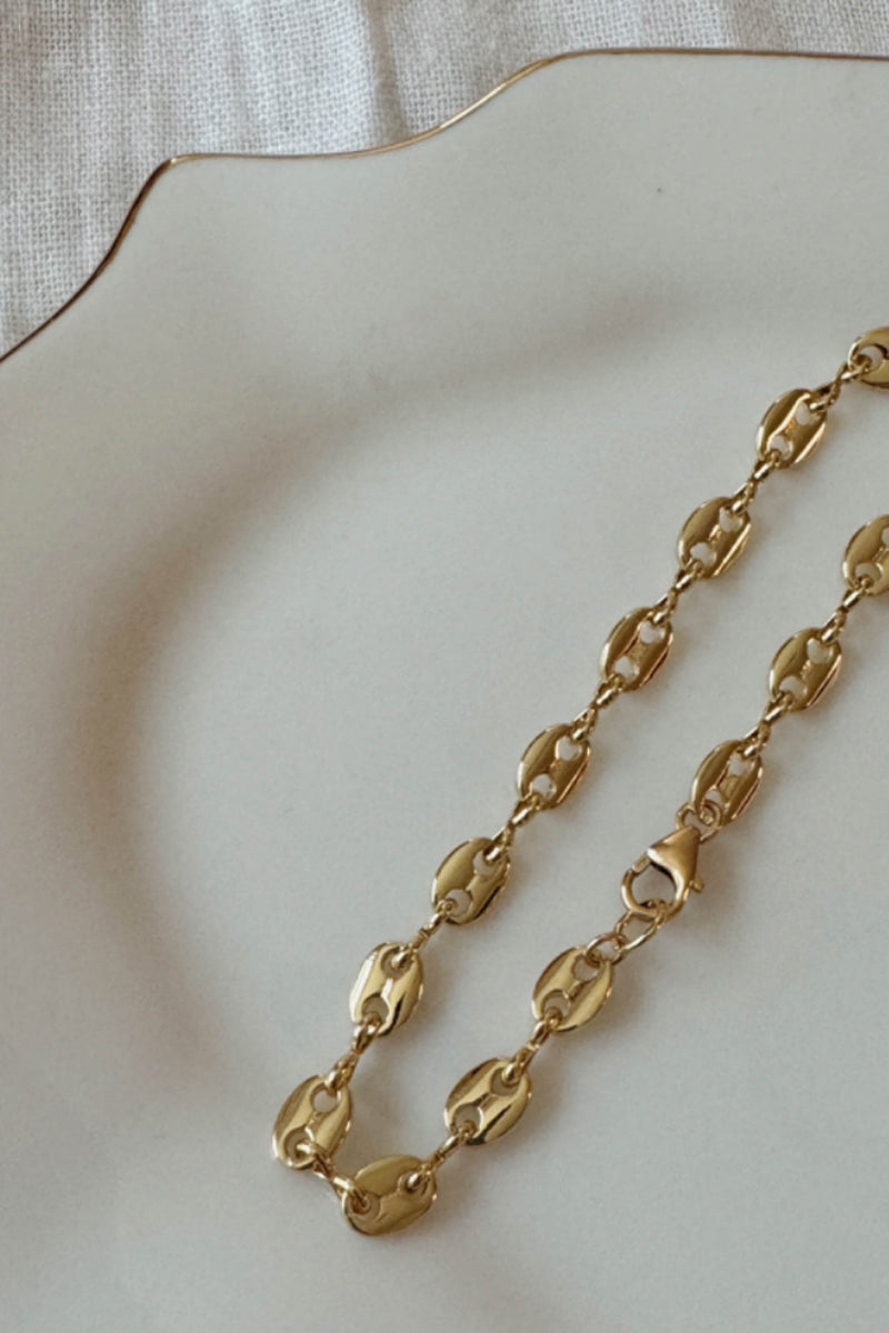 mariner chain gold filled bracelet