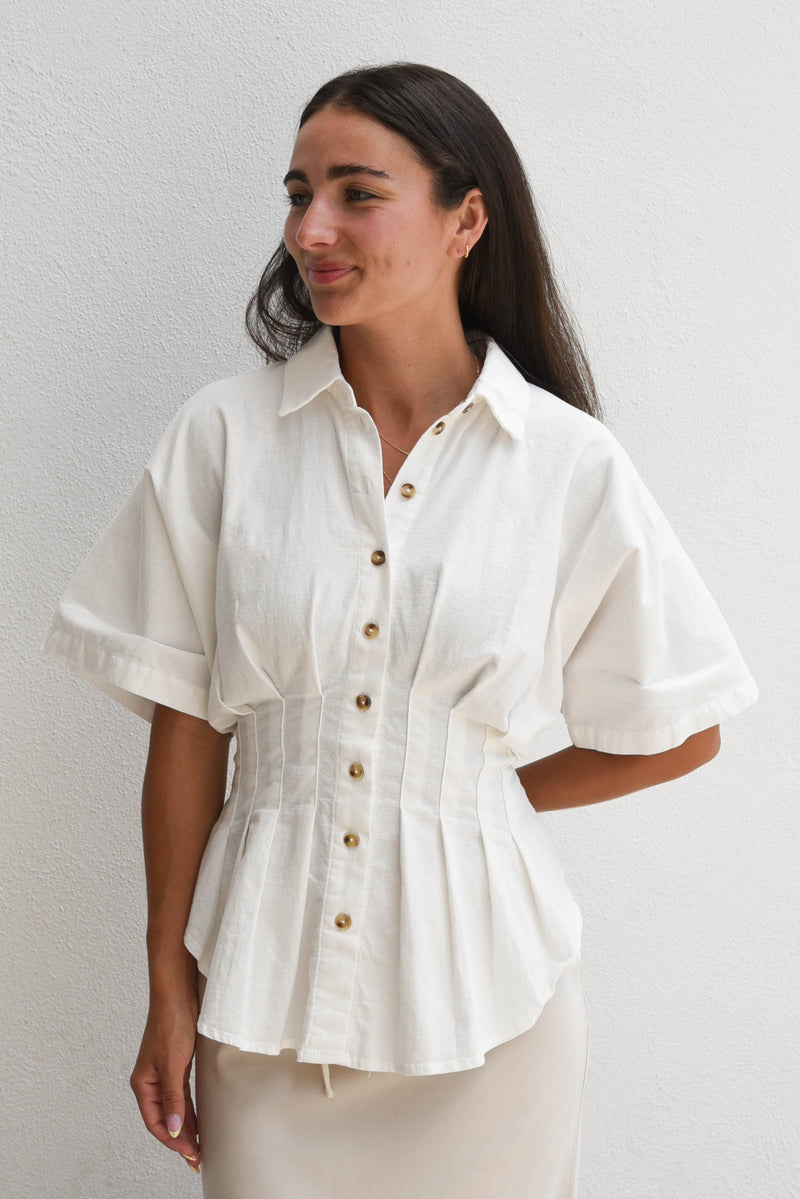 Bella Collared Blouse