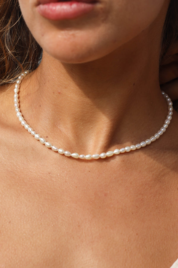 Nugget Pearl Necklace -14K GF