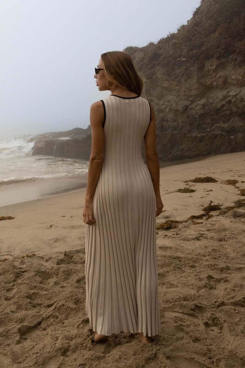 Coco Two Tone Midi Dress