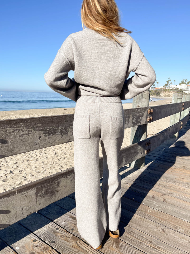 Siren Knit Sweater Set - Heather