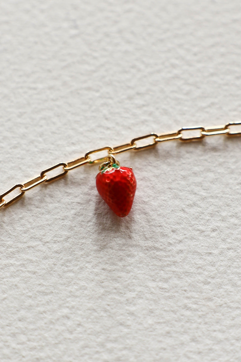 Strawberry Charm - 14K GF