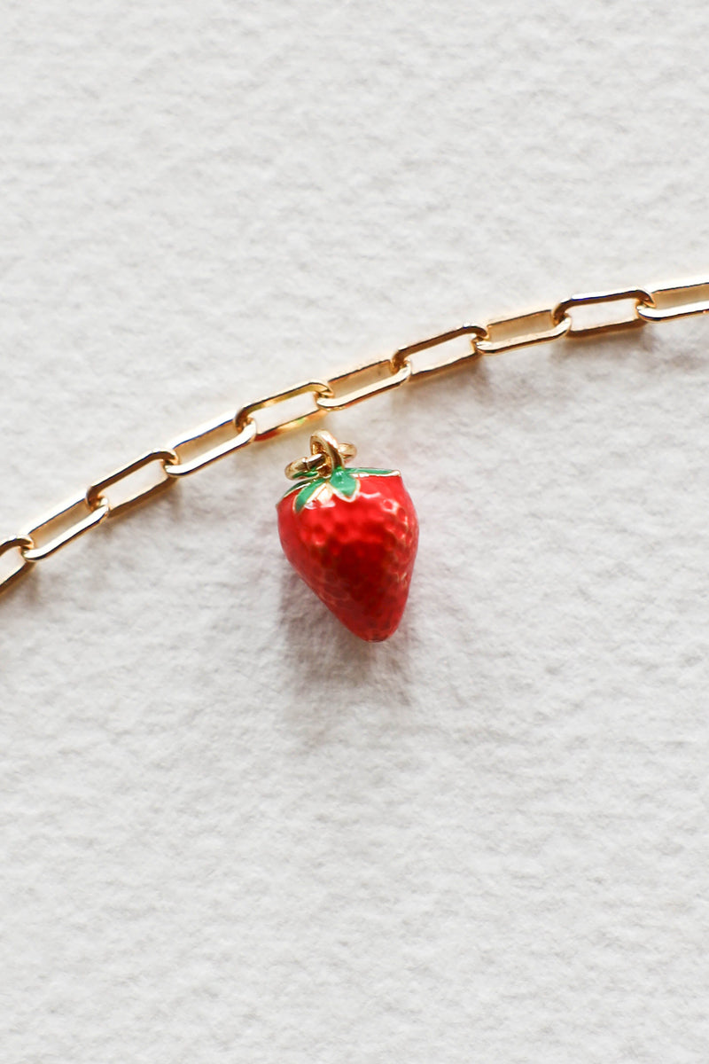 Strawberry Charm - 14K GF