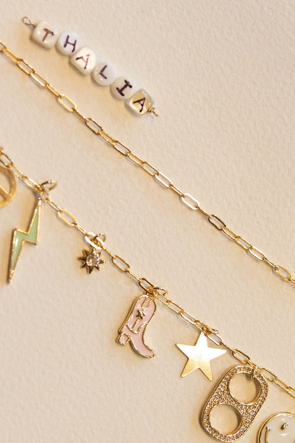 Thalia Charm Bracelet - 14K GF