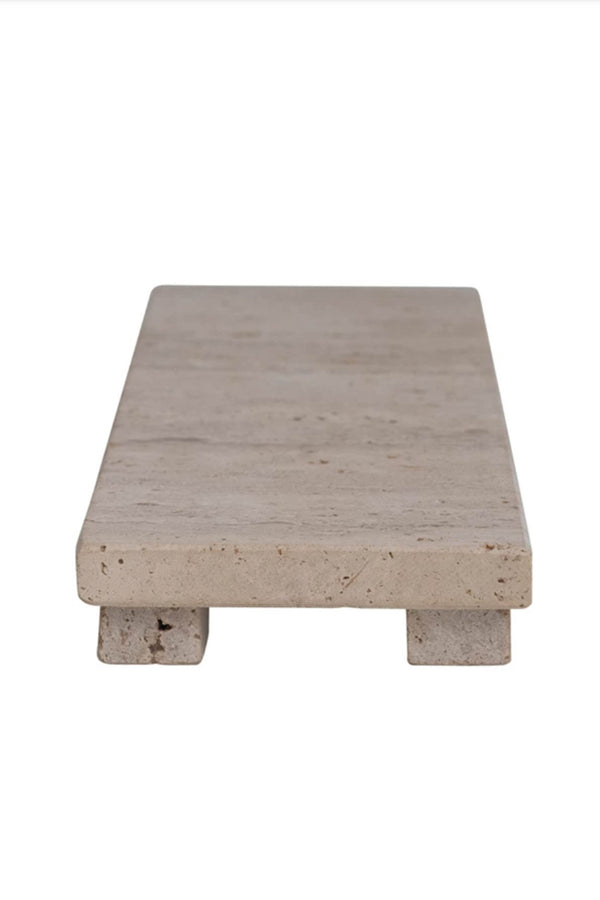 Travertine Footed Board