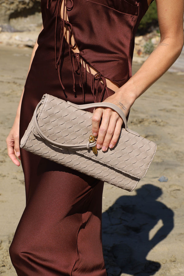 Polly Crossbody Bag - Taupe