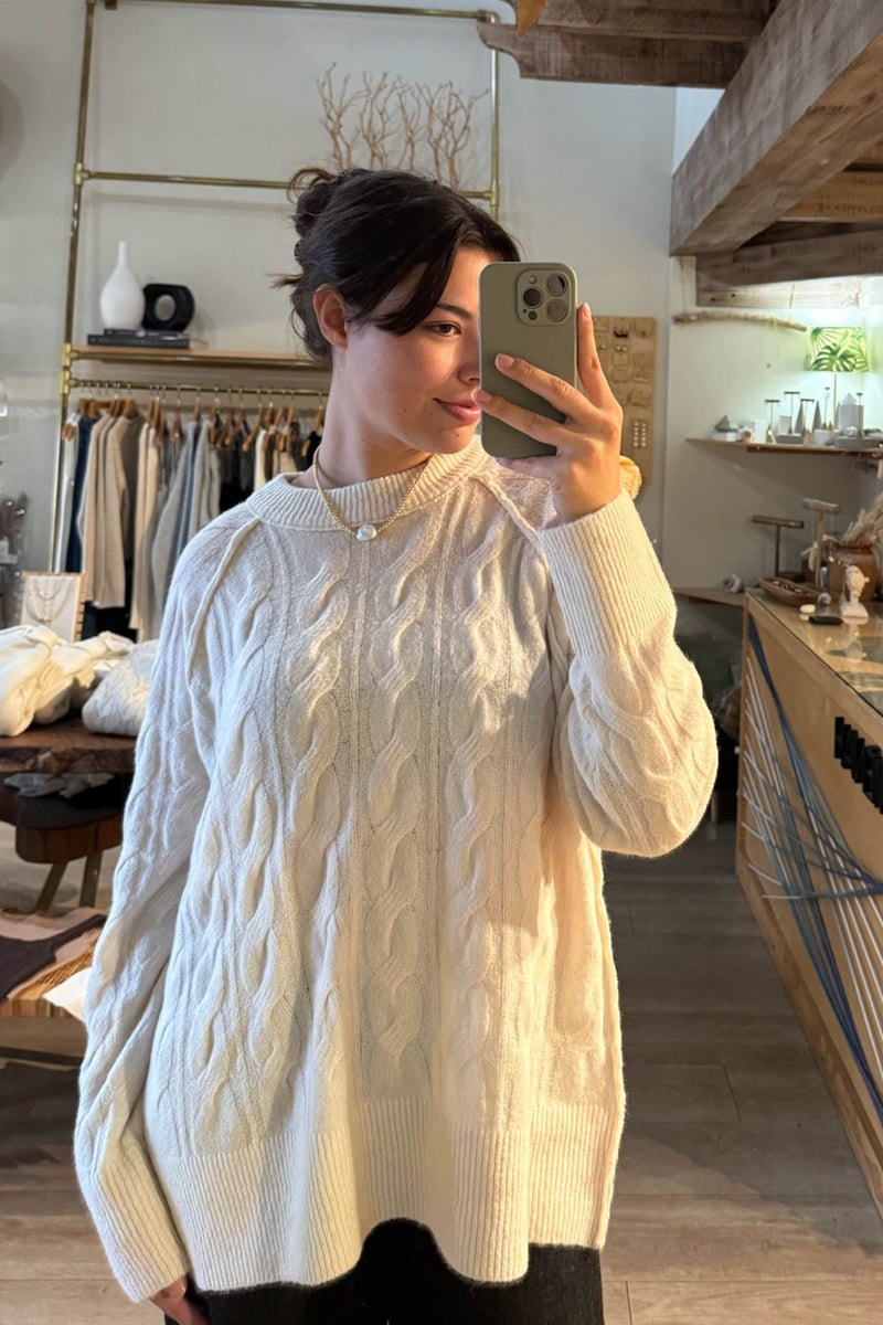 Gabby Cable Knit Sweater