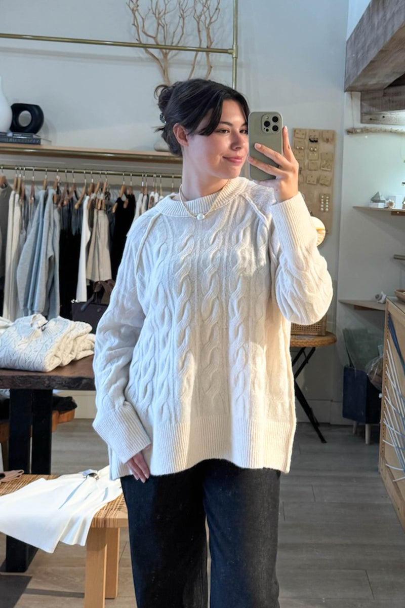 Gabby Cable Knit Sweater