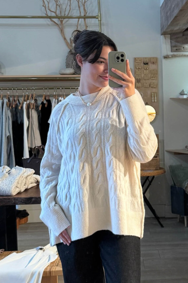 Gabby Cable Knit Sweater