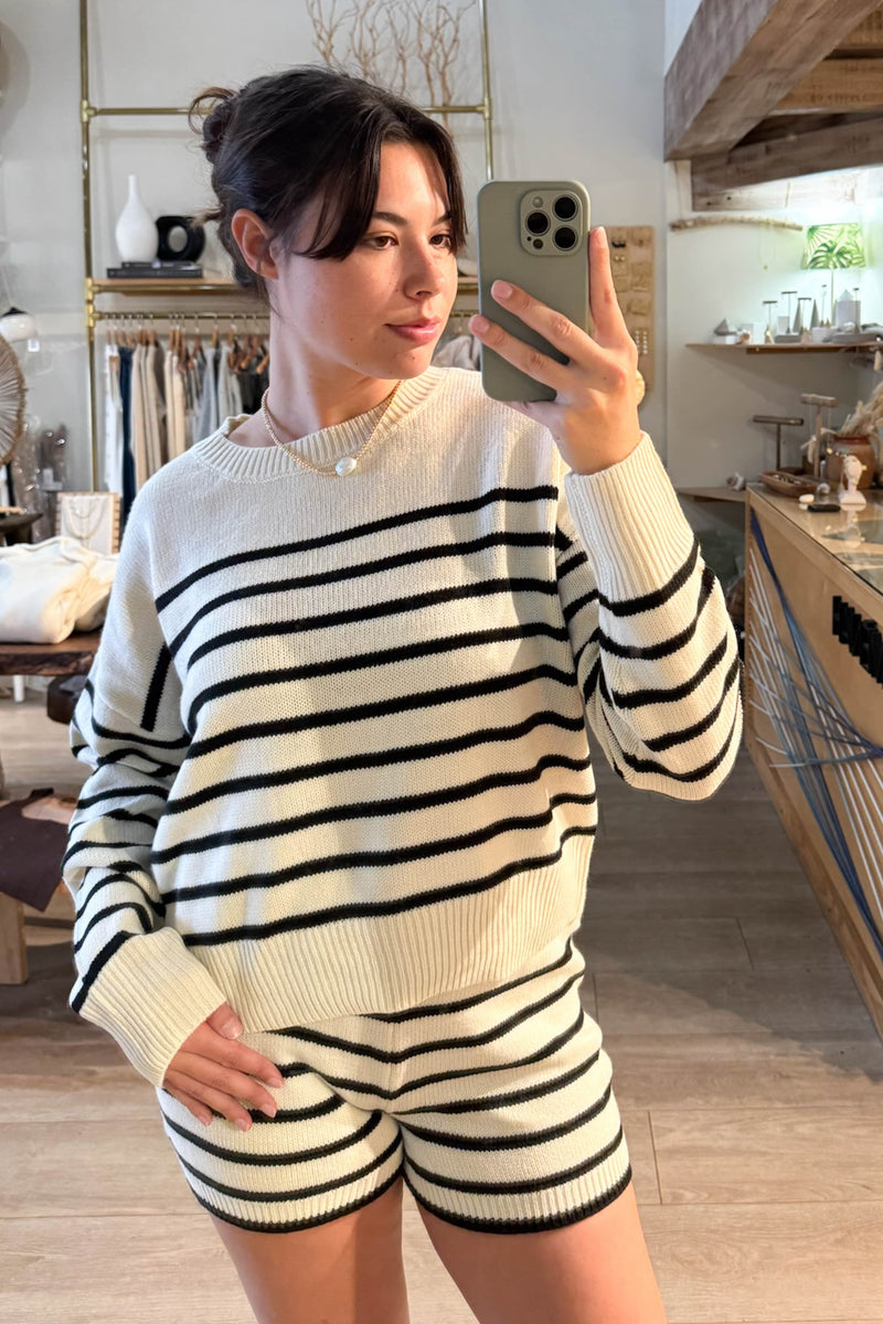 Cozy Days Striped Set