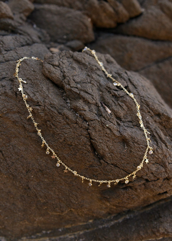 womens 14k gold filled choker necklace