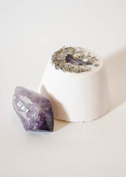 Amethyst Crystal Bath Bomb - Lianna San Francisco