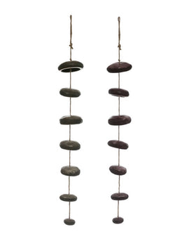 Hanging Stoneware Sculture - Black