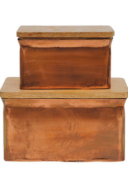 Copper Boxes - set of 2