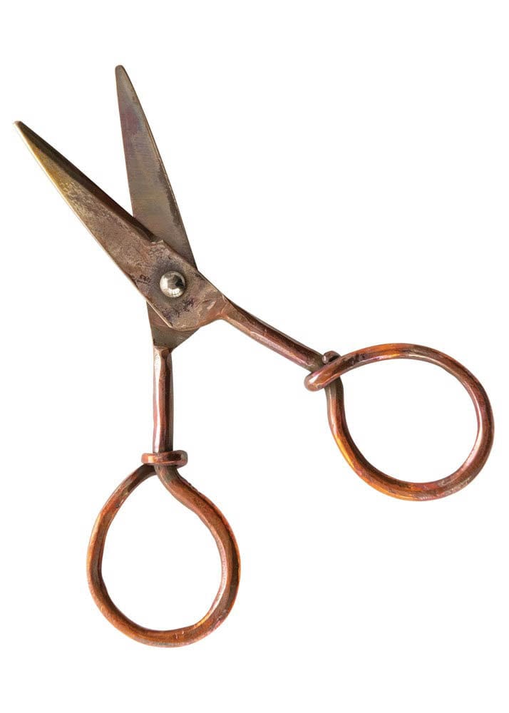 Hand Forged Copper Scissors