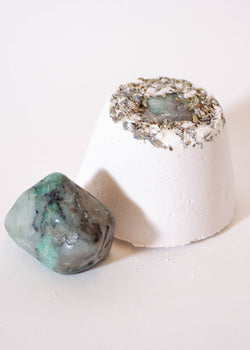 Emerald Crystal Bath Bomb - Lianna San Francisco