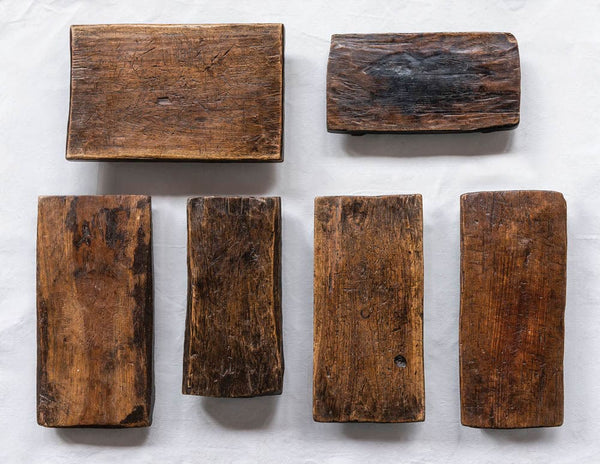 Found Wood Decorative Pedestal
