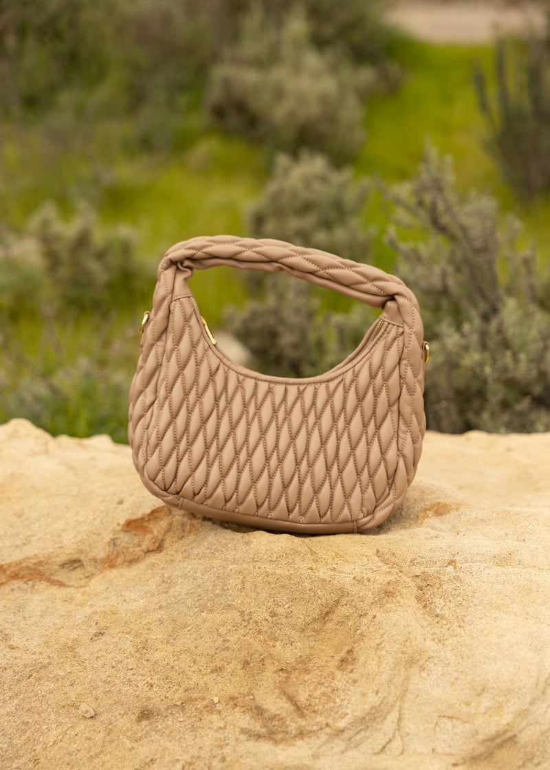 Woven Vegan Leather Basket Bag