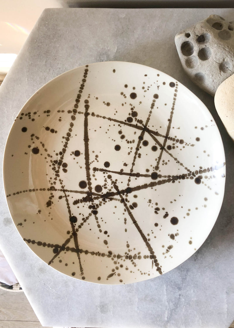 Bronze Splatter Dinner Plate- Set of 4