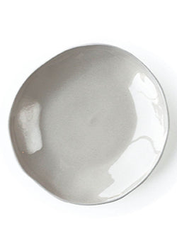 Stoneware Organic Rim Medium Plate